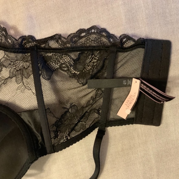 Victoria Secret BLING Very Sexy Bombshell Add-2-Cups Push-Up Corset Bra 34B NWT - Picture 13 of 16